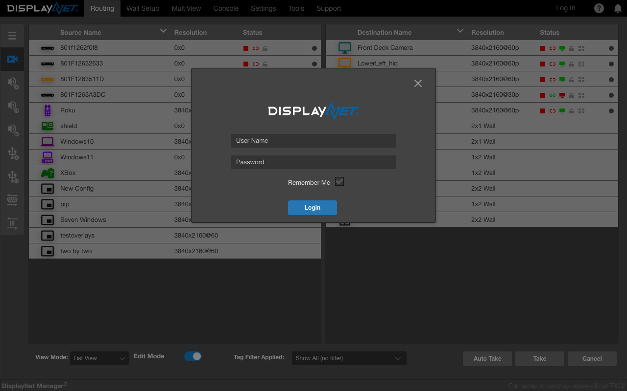 Login Modal